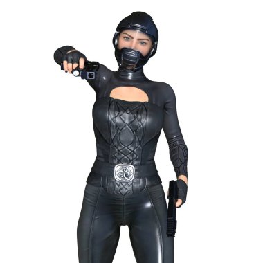 3d cg işleme süper bir kadın