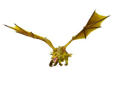 3d cg işleme bir ejderha