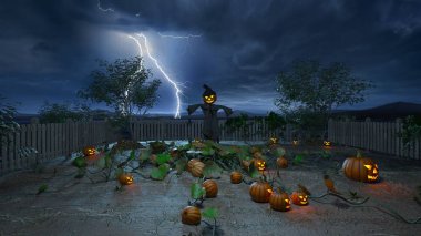 Jack o fener 3d cg render