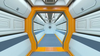 3d cg işleme uzay istasyonu