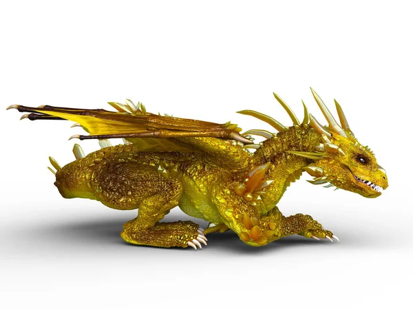 3D rendu 3D d'un dragon — Photo