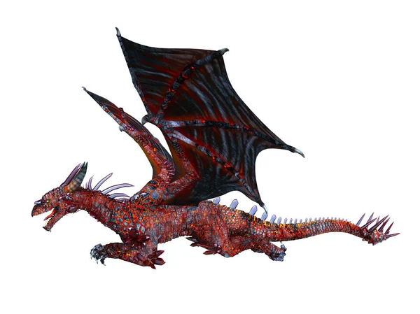 3D rendu 3D d'un dragon — Photo