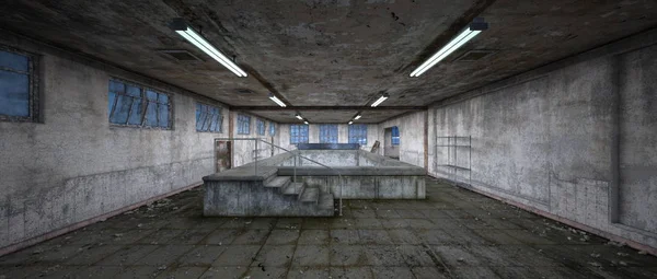 3D CG representación de la morgue — Foto de Stock
