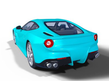 3d cg işleme bir spor araba