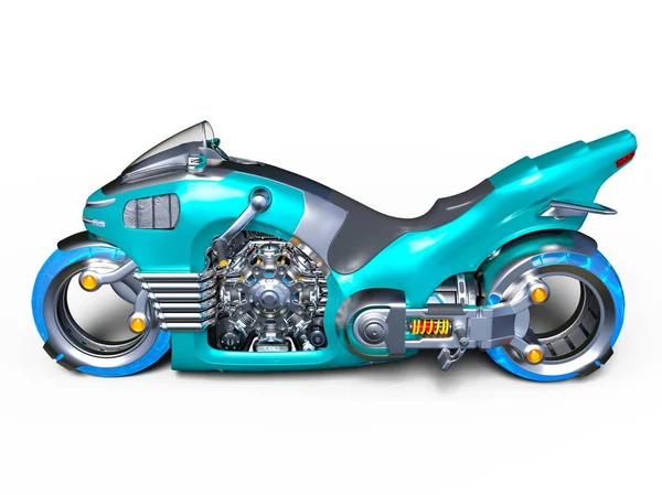 3D CG rendering of a motorcycle — Stock Photo, Image