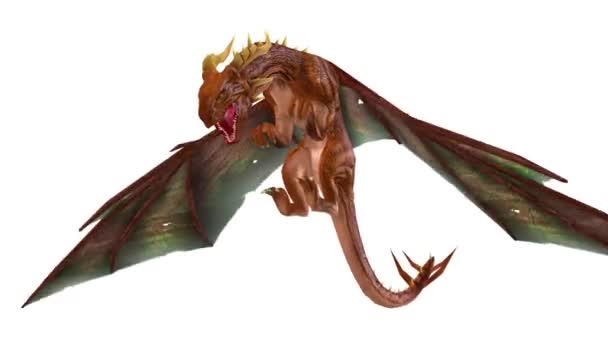 3D rendu 3D d'un dragon 
