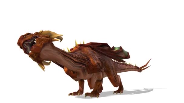 3D rendu 3D d'un dragon 