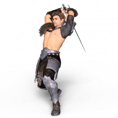 bir şövalyenin 3d cg işleme