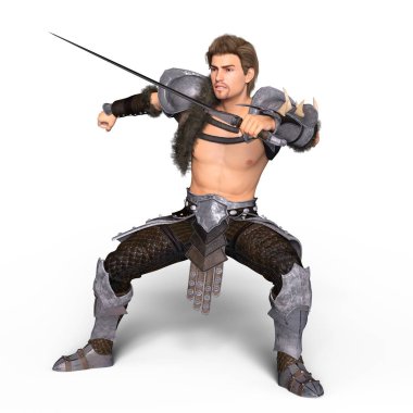 bir şövalyenin 3d cg işleme