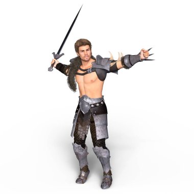 bir şövalyenin 3d cg işleme