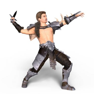 bir şövalyenin 3d cg işleme