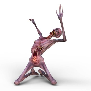 3d cg işleme bir zombi