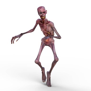 3d cg işleme bir zombi