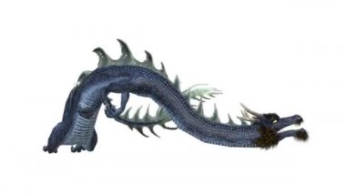 3d cg işleme bir ejderha