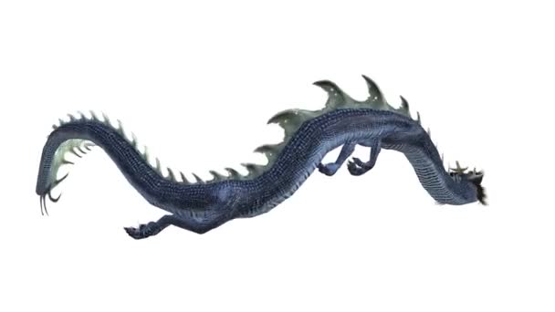 3D rendu 3D d'un dragon 