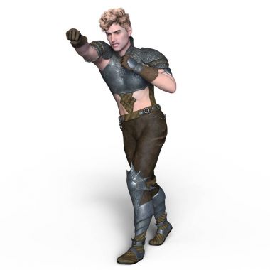 bir şövalyenin 3d cg işleme