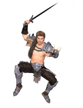 bir şövalyenin 3d cg işleme