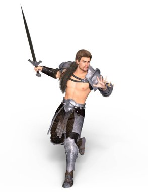 bir şövalyenin 3d cg işleme