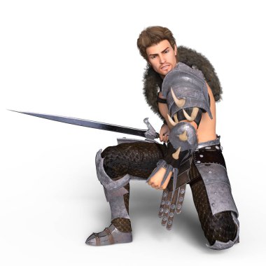 bir şövalyenin 3d cg işleme