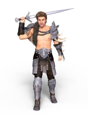 bir şövalyenin 3d cg işleme