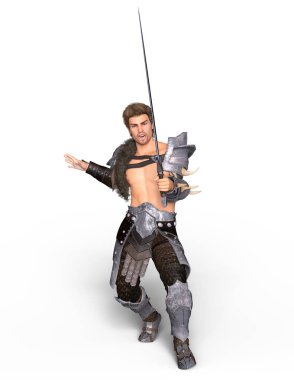 bir şövalyenin 3d cg işleme