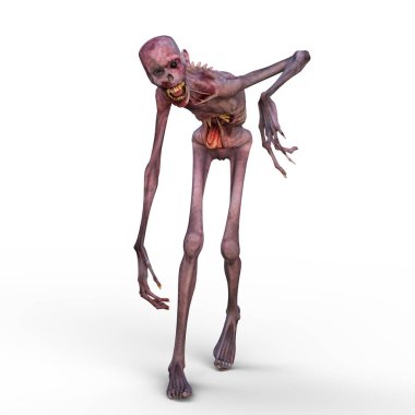 3d cg işleme bir zombi