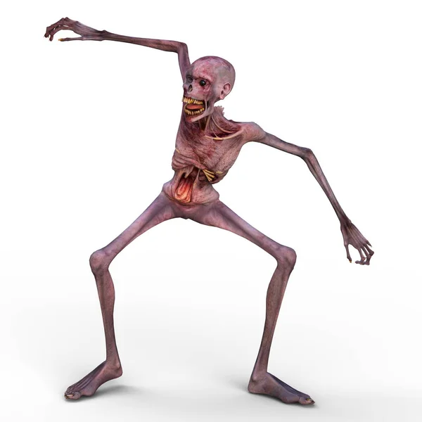 3D rendu 3D d'un zombie — Photo