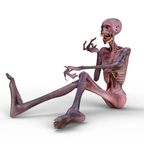 Renderowania 3D cg zombie — Zdjęcie stockowe