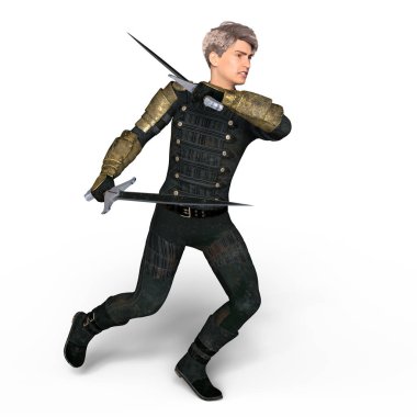 bir şövalyenin 3d cg işleme