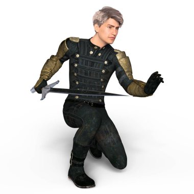 bir şövalyenin 3d cg işleme