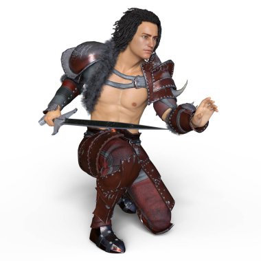 bir şövalyenin 3d cg işleme