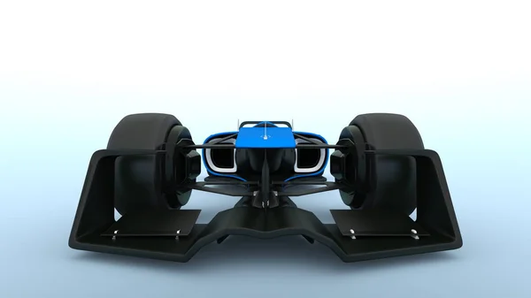 Rendering 3D CG di un'auto da corsa — Foto Stock