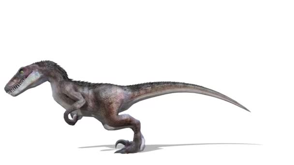 Representación 3D CG de un dinosaurio — Vídeos de Stock