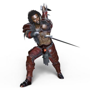 bir şövalyenin 3d cg işleme