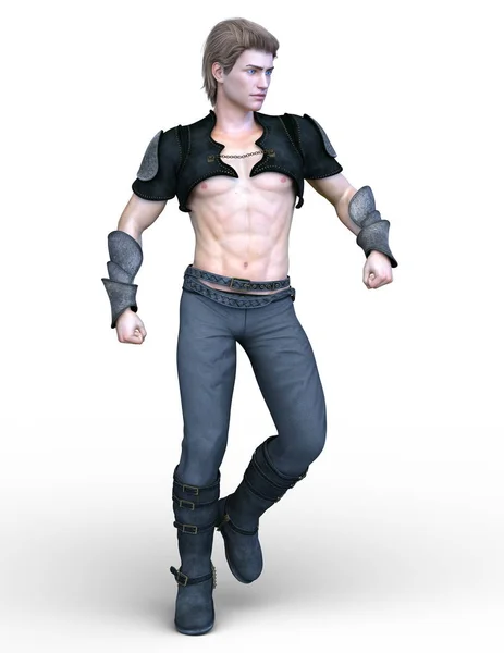 3D CG rendering of a warrior — Stock Photo, Image