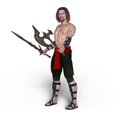 bir eskrimci 3d cg render