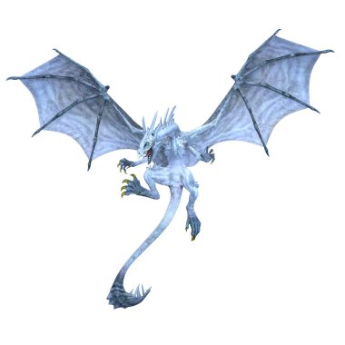 3d cg işleme bir ejderha