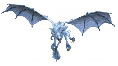 3d cg işleme bir ejderha