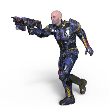 bir süper kahraman 3d cg render