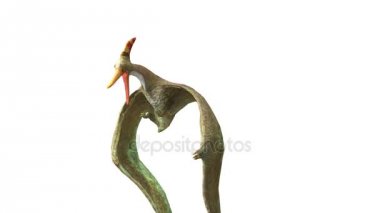 bir dinozor 3d cg işleme