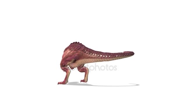 Rendering 3D CG di un dinosauro — Video Stock