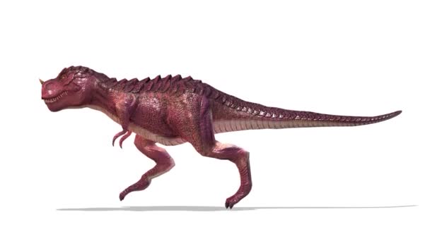 Rendering 3D CG di un dinosauro — Video Stock