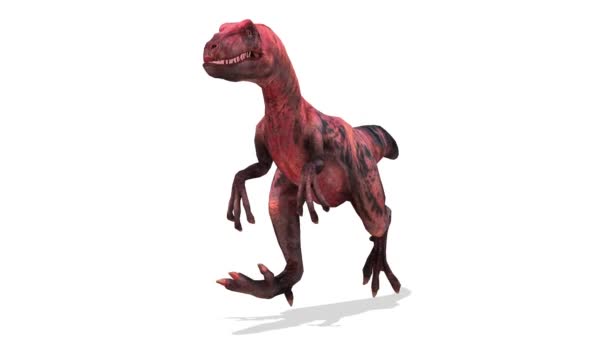 Rendering 3D CG di un dinosauro — Video Stock