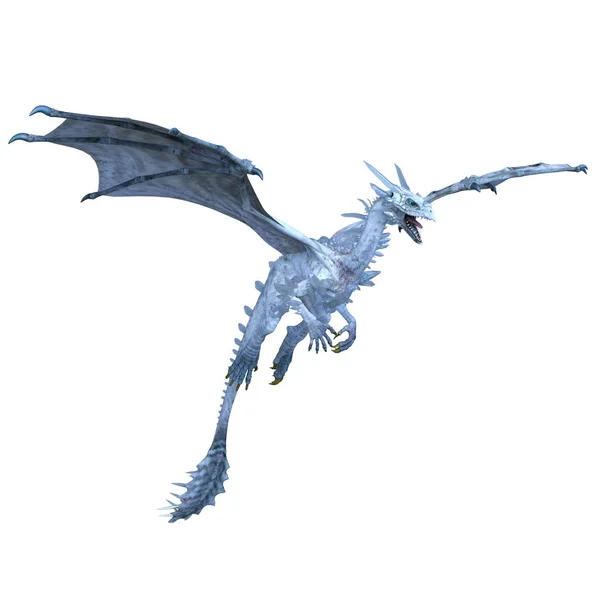 3D cg Darstellung eines Drachen — Stockfoto