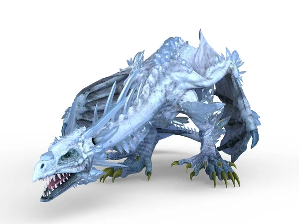 Rendering 3D CG di un drago — Foto Stock