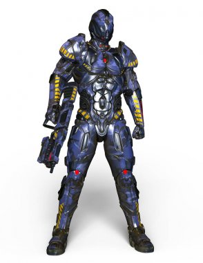 bir süper kahraman 3d cg render