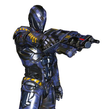 bir süper kahraman 3d cg render