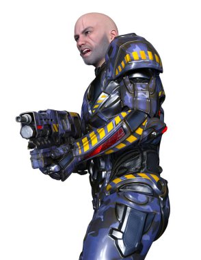 bir süper kahraman 3d cg render