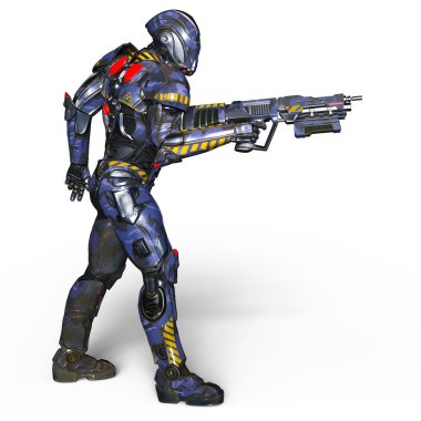 bir süper kahraman 3d cg render