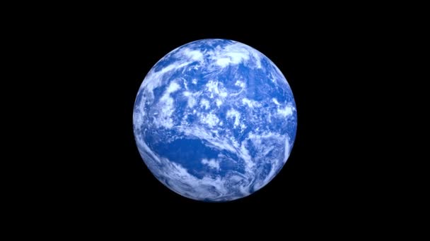 3D CG rendering of the earth — Stock Video
